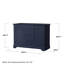 Base de meuble-lavabo double 47,25 po Avery seulement-80203263-134435546
