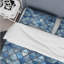Ensemble de housse de couette Blue Silver Triangle Glam - Glam-109147706