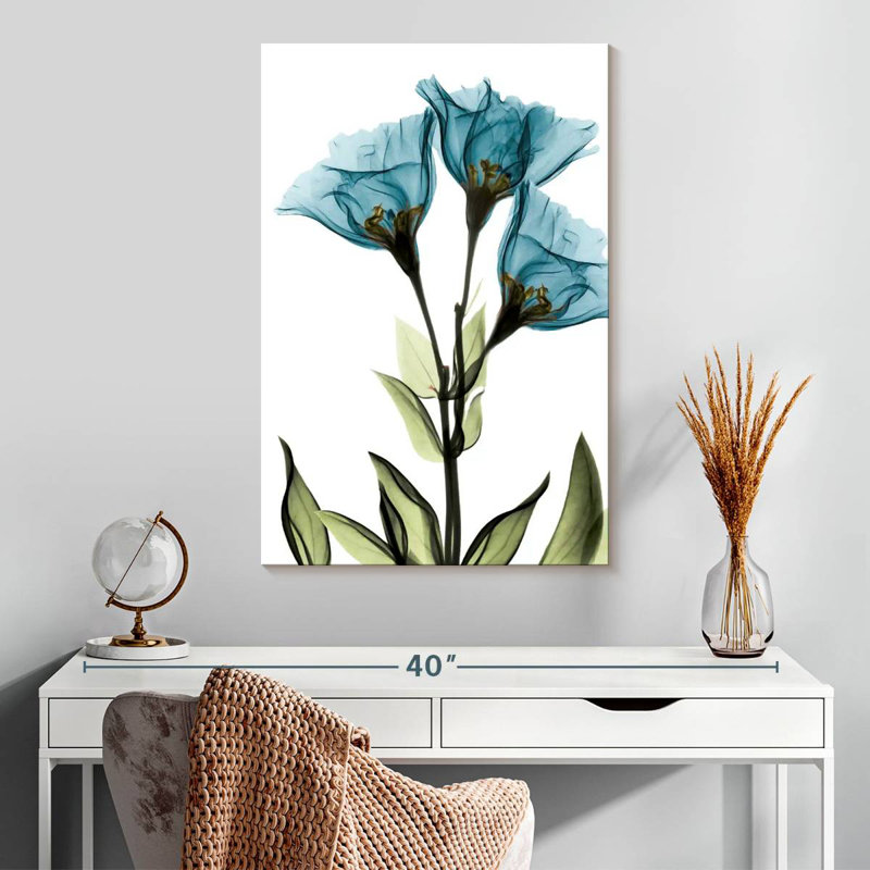 Harnek Gentian, 30" H x 20" W