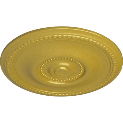 Médaillon de plafond Endurathane Vienna, DE 20 po x P 3 1/2 po x P 1 1/2 po (convient aux auvents jusqu'à 6 1/2 po), finition en nuage peint à la main