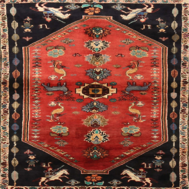 Southwestern Indoor Rug, Round 6'