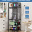 Armoire pour imprimante 3D avec barre à filament en forme de T, conception à réduction de bruit, support de rangement à double couche pour le bureau et filaments