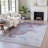 Machine Washable Indoor/Outdoor Xhevrie Lavender Rug-112123110