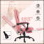 Fauteuil de massage vibrant à 7 points avec dossier haut, inclinable et repose-pieds pour un confort et une détente ultimes