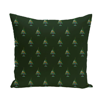 Housse de coussin décoratif carrée folle de noël