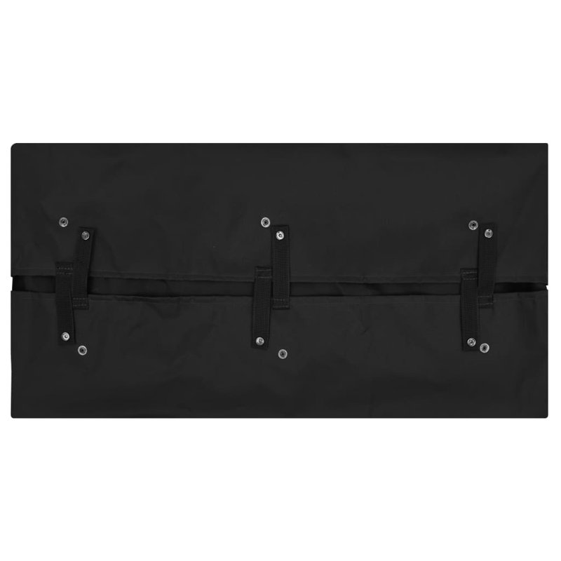 Doublure de chariot de jardin VidaXL, Noir