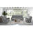 Contemporary Style Manual Recliner High Density Foam Contour Arms Wide Seat Gray Finnish Primary Living Room