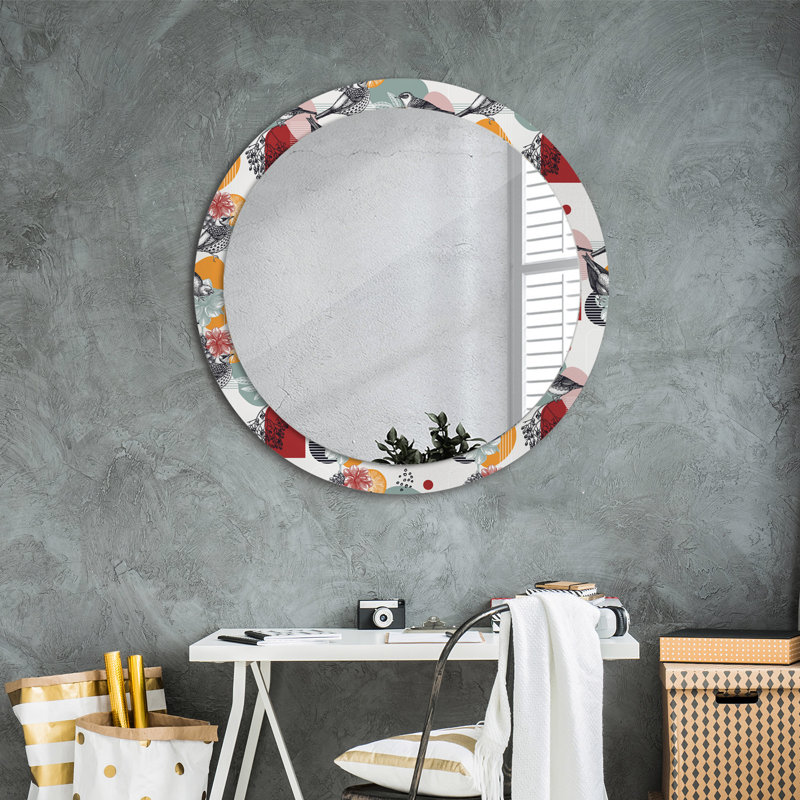 Huldar Glass Flat Wall Mirror