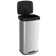 68L Recycling Pedal Bin Stainless Steel Kitchen Bin With Soft Close Lid Handle
