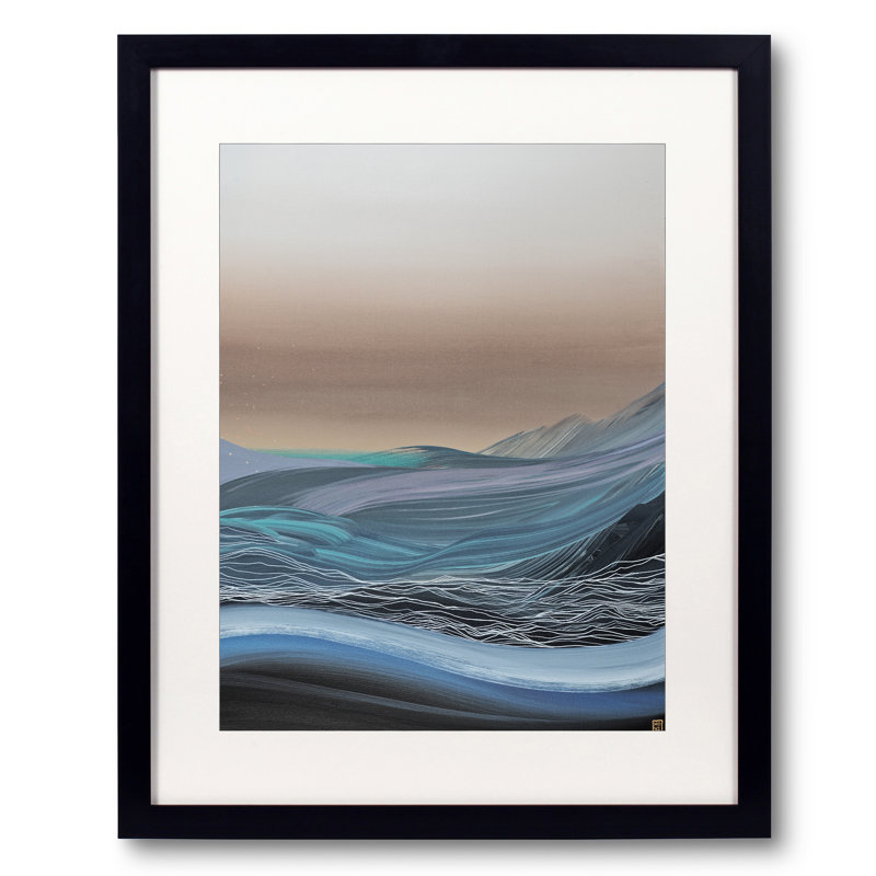 Permanent Vacation Print by Novi Lim, Black Framed Paper, 31.2" H x 25.2" W