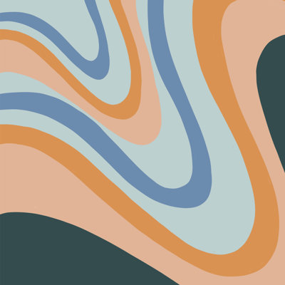 «Waving on» par Rose Halsey - reproduction d'art sur toile tendue