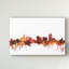« cincinnati ohio rouge horizon », impression sur toile tendue-1907349212