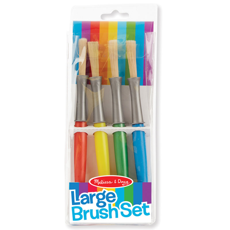 Ensemble de brosses à peindre 4 pièces, H 9 po x l 3,5 po x p 1 po