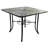 Ducor Square Metal Outdoor Dining Table With Umbrella Hole , 38.88'' in. W 38.88'' in. D