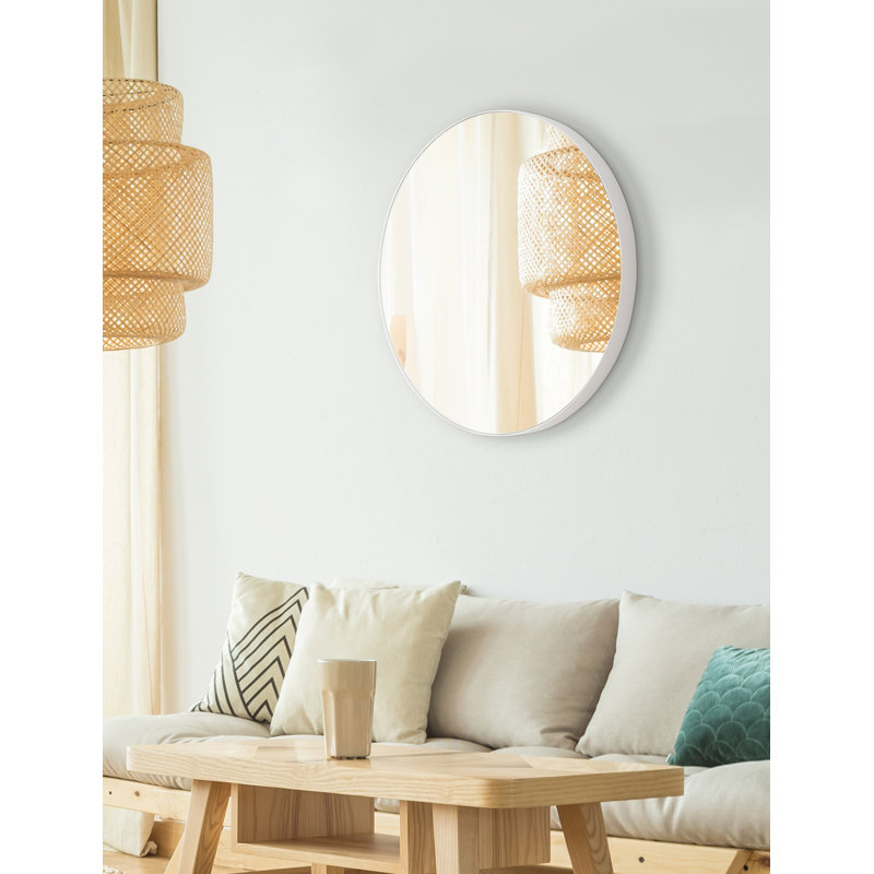 Miroir de salle de bain Birkbeck, H 24 po x l 24 po x P 2 po