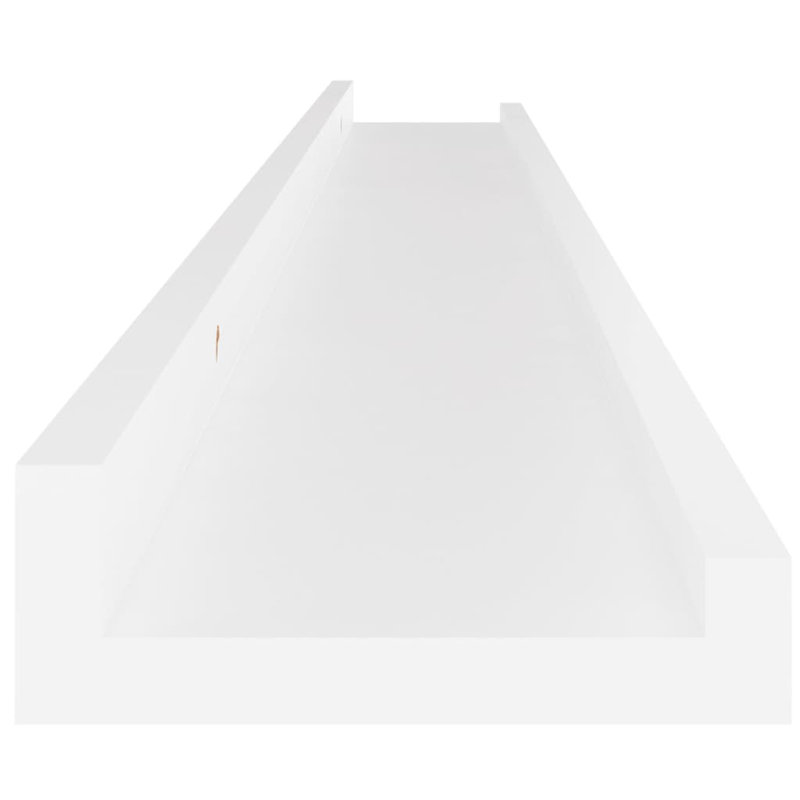 Gracelan 2 Piece Picture Ledge Wall Shelf, 3 cm H x 60 cm W x 9 cm D, White