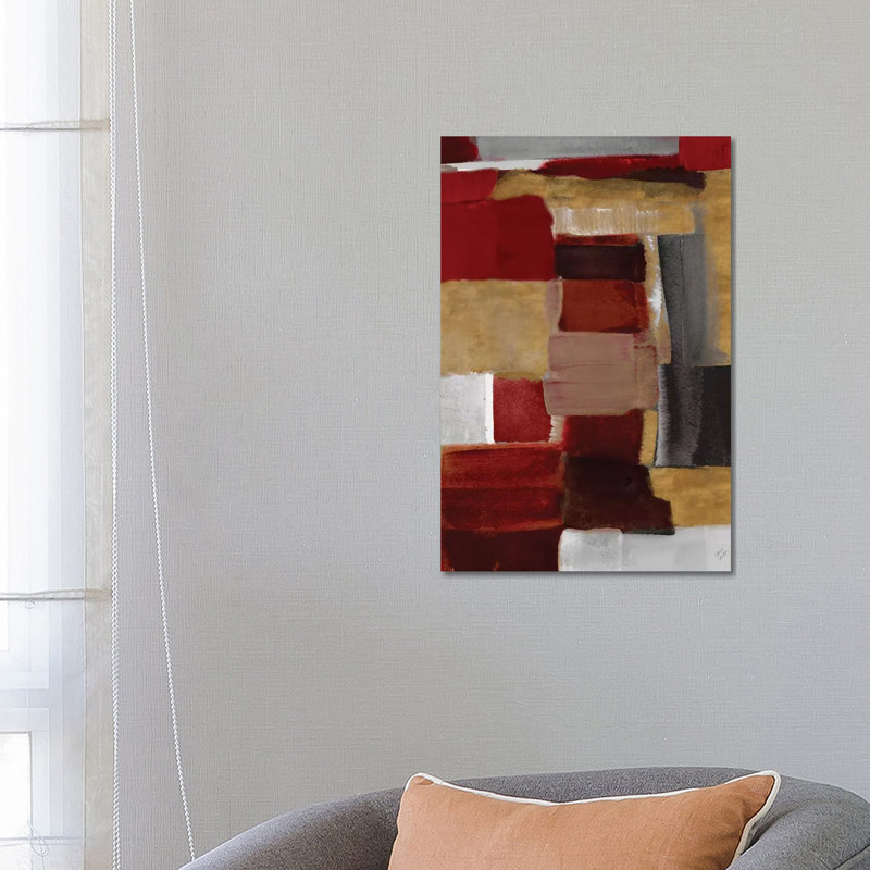 Red And Gold Light II by Lanie Loreth - Painting on Canvas, 66.04cm H x 45.72cm W x 3.81cm D, Wrapped Canvas