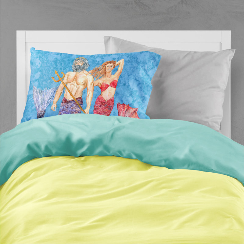  Taie d'oreiller Mermaid and Merman