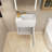 Elish 18.11 " W Wall Mounted Cloakroom Vanity Bathroom Vanity With Resin Top-800439157