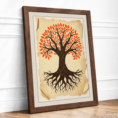 Rooted Symmetry Botanical - Framed Print