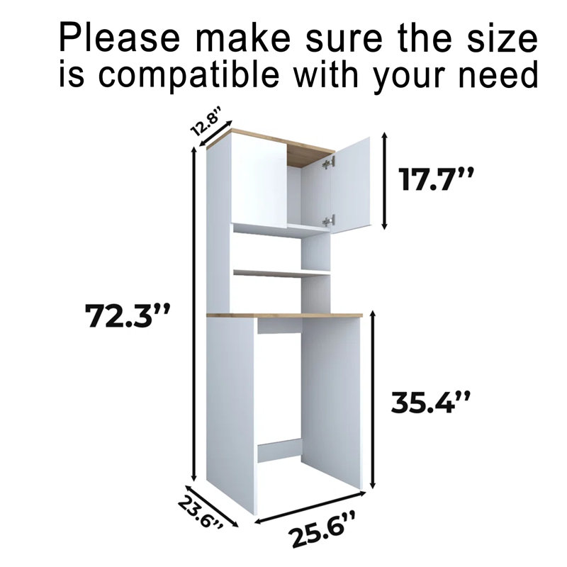 Ellowyn Over-the-Washer Laundry Storage Cabinet