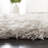 Orlinda Shag Hand Tufted Performance Solid Color Rug-1445629474