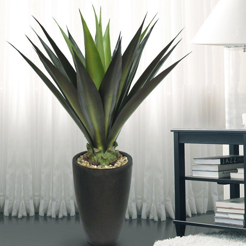 Plante grasse artificielle 44 po en pot
