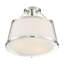 Plafonnier semi-encastré 3 lumières 15,5 po Vonnie-837547114