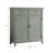 38.58" Green Solid wood Rubberwood Shoe Storage