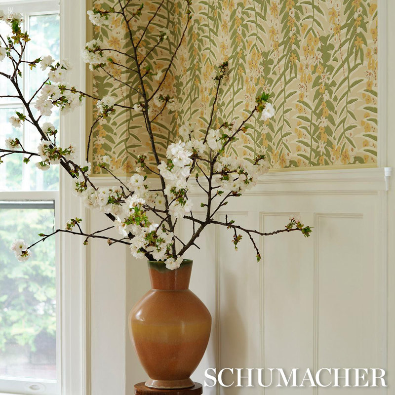 Ashbee Botanical Wallpaper, Yellow