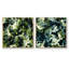 Corienne - Ensemble de 2 collages carrés abstraits-101843281-101843282