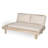 Veridian Outdoor Acacia Wood 4-Seater Sofa With Water-Repellent Cushions