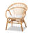 Benicia Modern Bohemian Rattan Dining Chair
