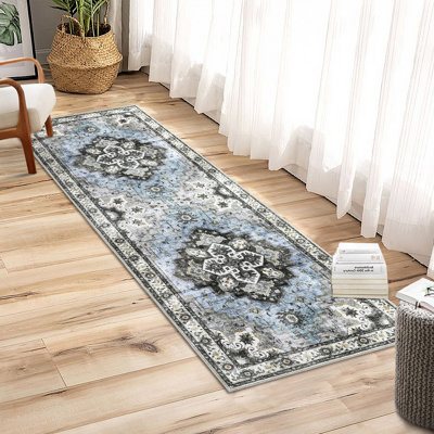 Luell Washable Oriental Rug