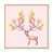 Toile naturelle avec cadre flottant