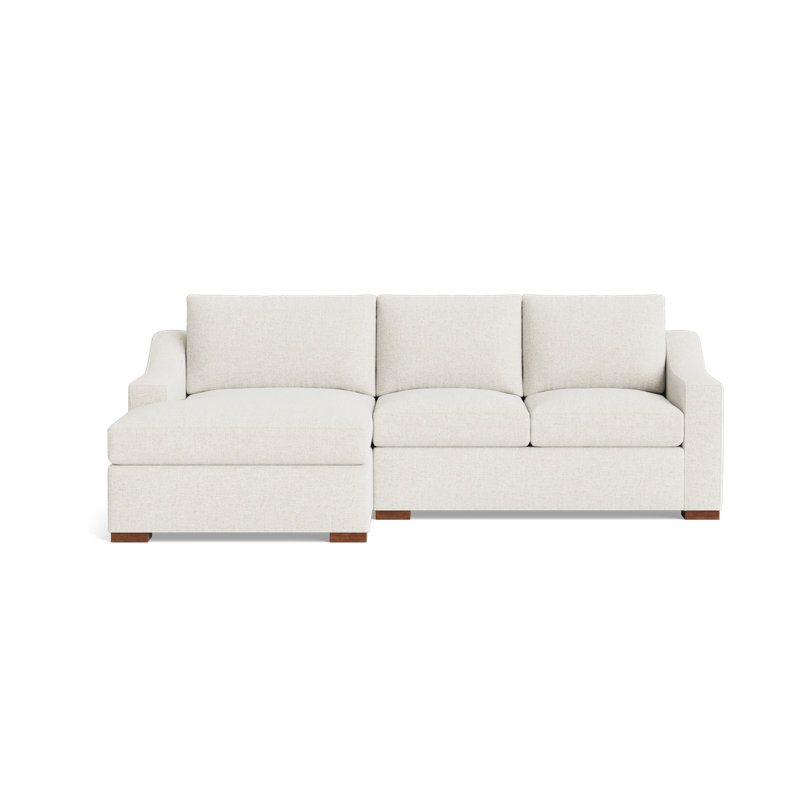 Lucca Sectional, Left Hand Facing, Performance Velvet - Ivy
