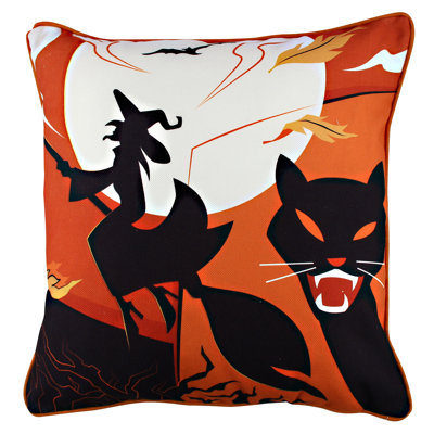 Premium Washable Cushion, 17.0 x 17.0 Inches, 50% Cotton / 50% Polyester, Silicone Filling, Concealed Zip | Soft, Comfortable & Ironable | Perfect for Home Decor, Living Room & Bedroom Accents