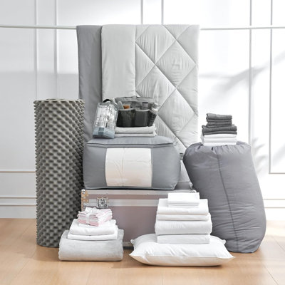 DormCo Packs Ultimate College Supplies Premium Twin XL Bedding Bundle