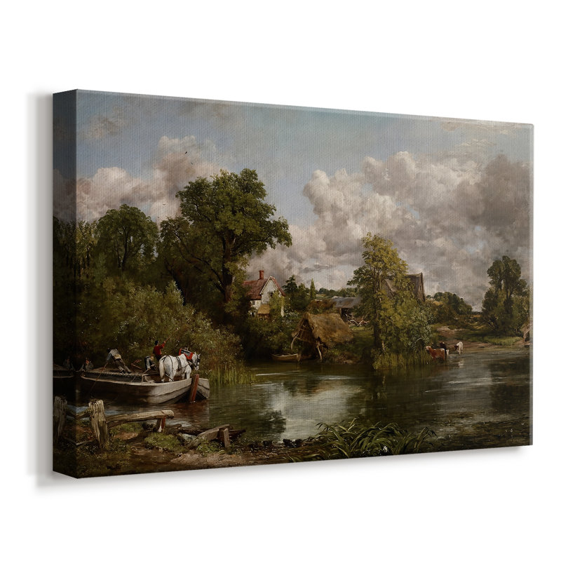The White Horse-John Constable-Gallery Wrapped Canvas-1819, 8x12