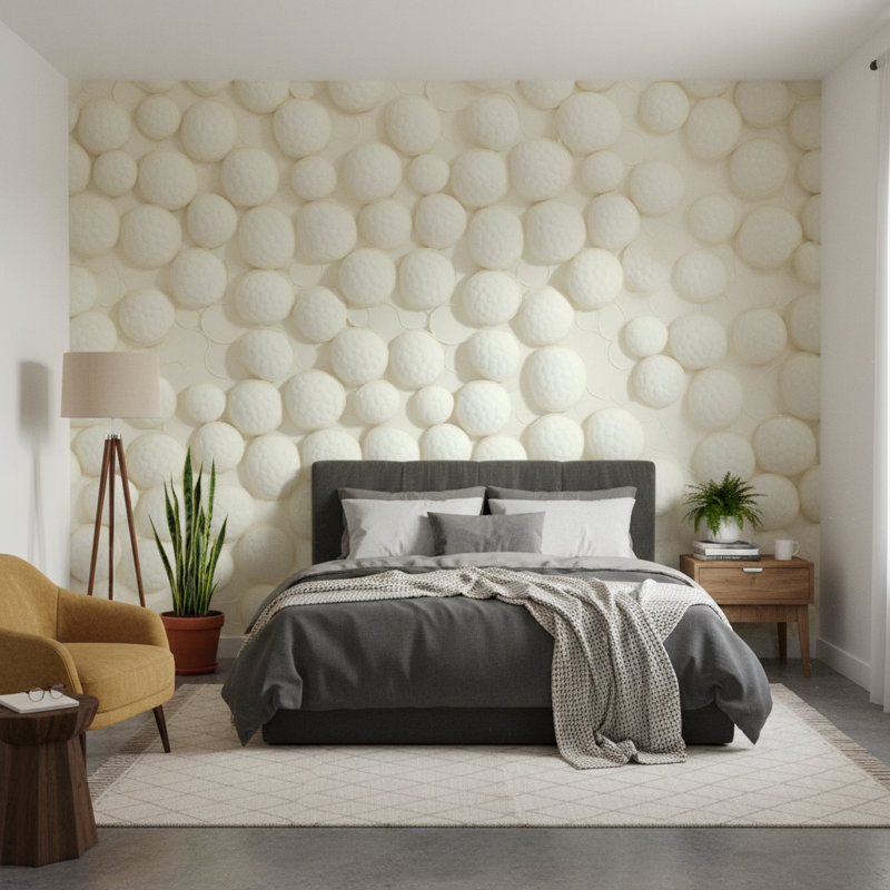 Geometric Wallpaper Texture Abstract Wall Decor