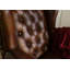 CHESTERFIELD Leather Accent Chair