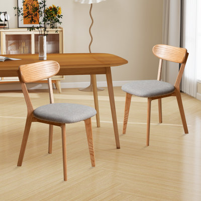 Solid Dining Chair,Upholstered Wooden Kitchen Chairs