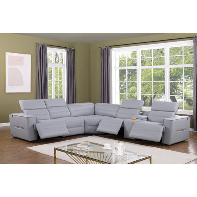 Canapé modulaire inclinable électrique 6 pièces Nexus