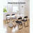4 Pack Folding Chairs with Padded Cushion