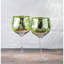 Tropical Leaves Gin Glasses