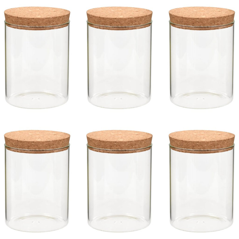 Glass Canister - Set of 6