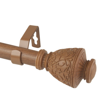Lemos Adjustable Single Curtain Rod