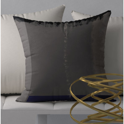 Housse de coussin décorative carrée hilarante et endos Halvard
