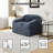 Boneless Cloud Arm Chair Faux Fur Set Of 2, Arm Chair Couch With Memory Foam, Compression Sofa In A Box For Living Room, Bedroom Or Small Apartment-1270766282