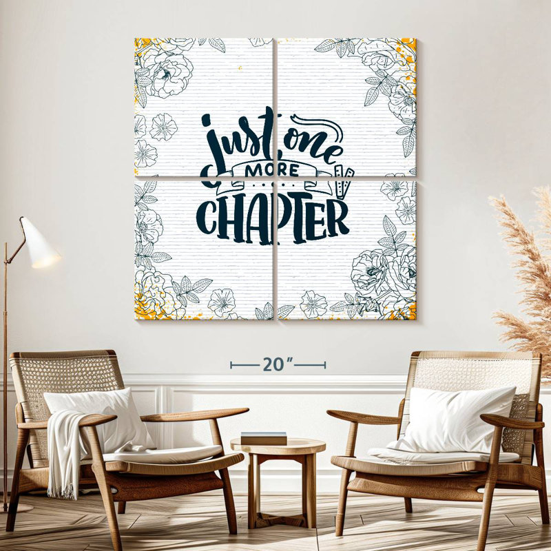 Senne Just One More Chapter, 57" H x 57" W